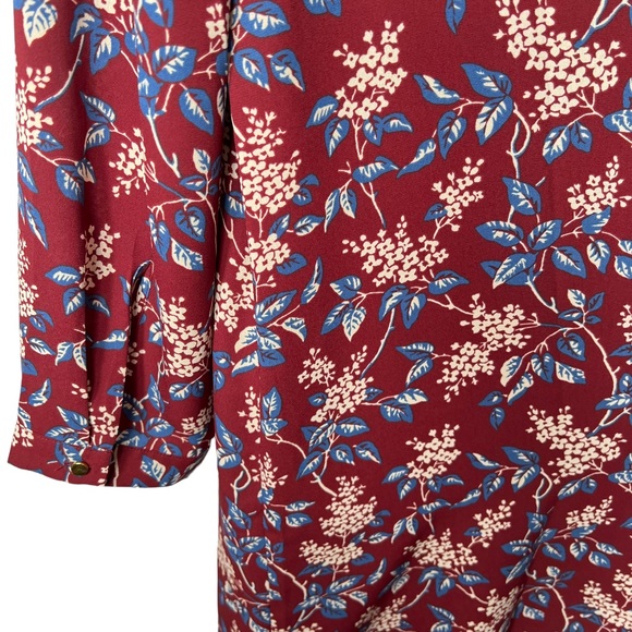 Madewell Button-Back Dress in Antique Flora Large NWT - Picture 6 of 11